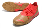 تصویر کفش فوتسال پوما فیوچر رنگ نارنجی مناسب زمین داخل سالن